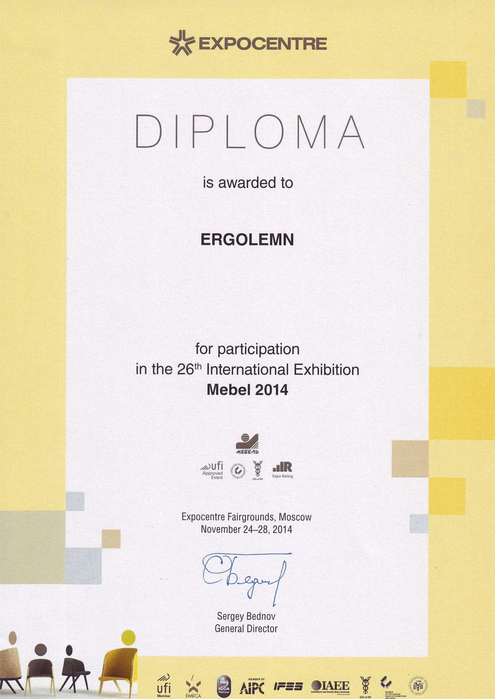 certificat mobila Chisinau Ergolemn