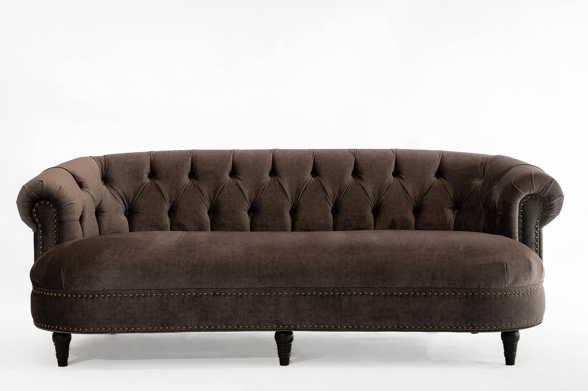 Canapea Briston – mobilă moale la comandă, tapițerie gri, design modern